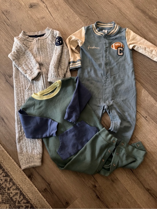 Carter's Other - LOT of 3: Carters Kids Active Onesies 18 mo